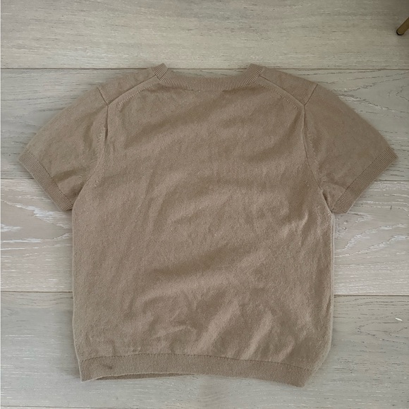EVERLANE The Cashmere Sweater Tee – Camel - Picture 5 of 7